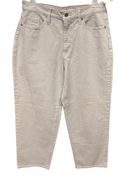 Universal Thread Beige Straight High-Rise Jeans Size 6/28R